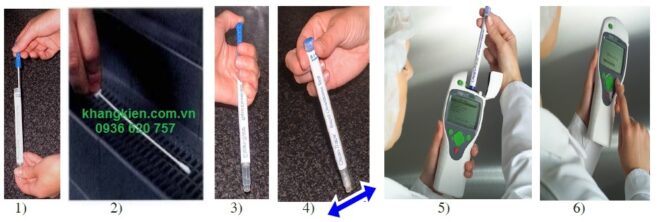 cach su dung que swab be mat 3m clean trace surface khangkien.com .vn