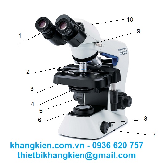 Hướng dẫn sử dụng kính hiển vi Olympus CX23 - khangkien.com.vn - 0936 620 757