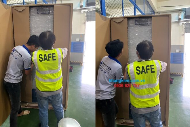 Khang Kiên lắp đặt tủ âm sâu Haier DW-40L508 cho Công Ty Zuellig Pharma Việt Nam 7 Lắp đặt tủ âm sâu -40 DW-40L508.jpg