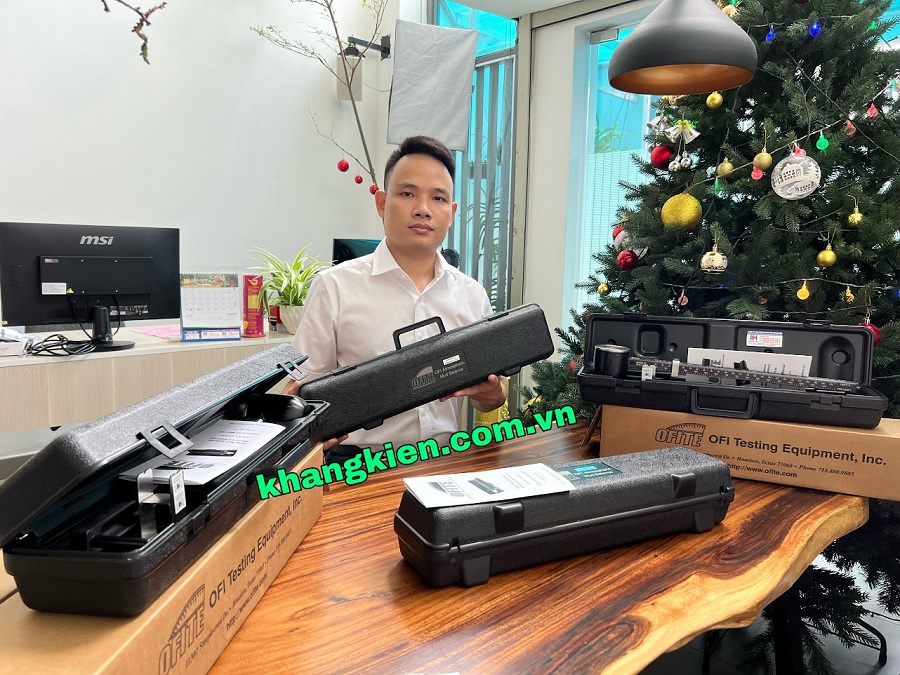 Cân tỷ trọng bùn khoan Ofite 115-00 Bentonite Cân tỷ trọng bùn khoan Ofite 115-00 Bentonite