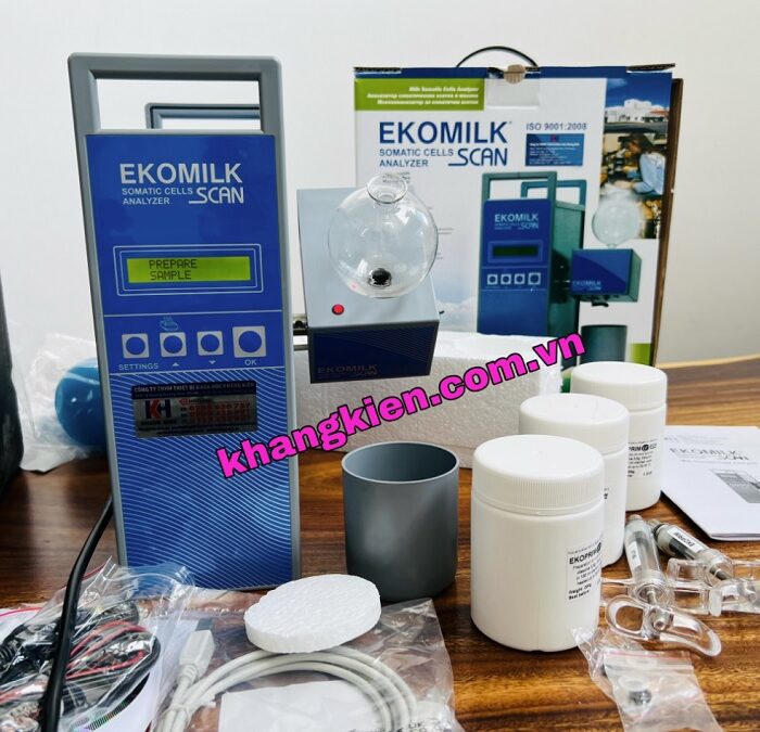 Máy kiểm phân tích somatic Ekomilk Scan