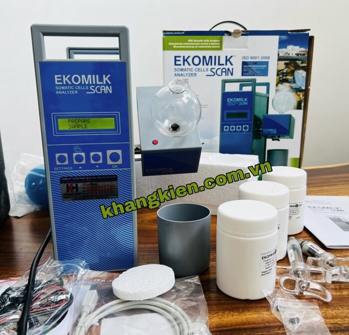 Thông số kỹ thuật máy kiểm phân tích SOMATIC Ekomilk Scan
