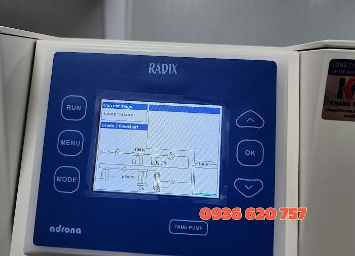 Các vât tư Radix RO cần trang bị thêm nếu có yêu cầu