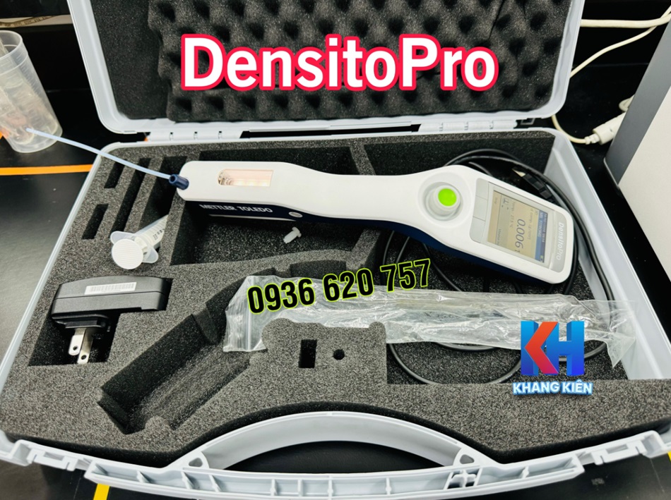 Máy đo tỷ trọng cầm tay Densito là một thiết bị độc đáo và chất lượng cao Máy đo tỷ trọng cầm tay Densito là một thiết bị độc đáo và chất lượng cao
