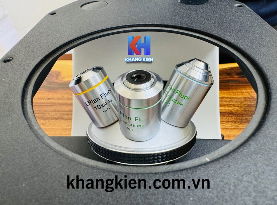 Vật kính Euromex Fluarex 10x và vật kính Fluarex PLPH 20x, S40x IOS Vật kính Euromex Fluarex 10x và vật kính Fluarex PLPH 20x, S40x IOS