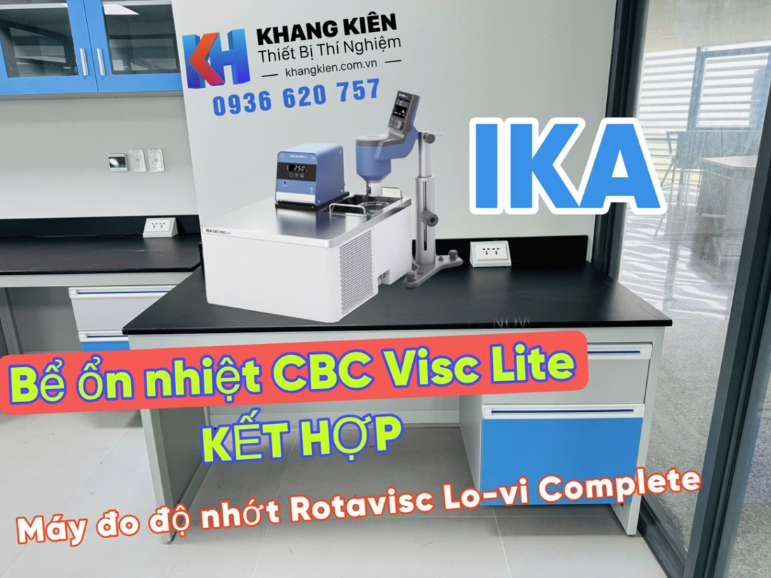 Bể ổn nhiệt CBC Visc Lite - Phụ kiện mua thêm cho máy đo độ nhớt Ika Bể ổn nhiệt CBC Visc Lite - Phụ kiện mua thêm cho máy đo độ nhớt Ika