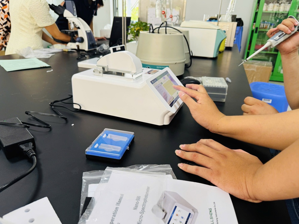 Máy quang phổ định lượng DNA Nano-500 Allsheng Máy quang phổ định lượng DNA Nano-500 Allsheng
