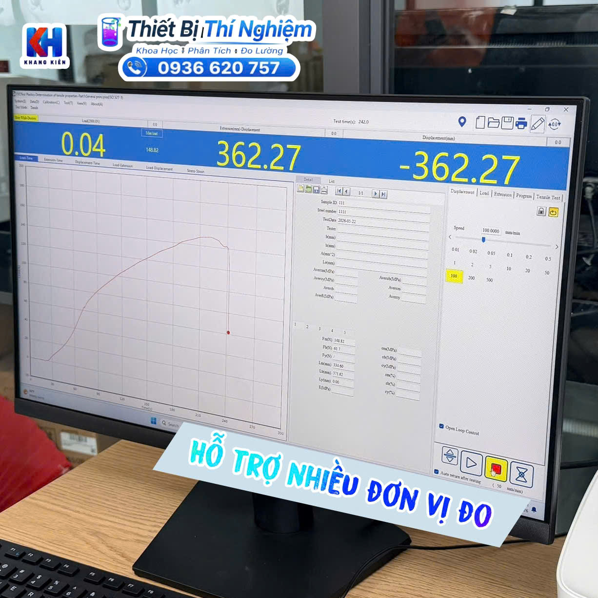 Hỗ trợ nhiều đơn vị đo Hỗ trợ nhiều đơn vị đo
